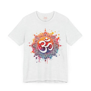 Vibrant Aum Symbol Tee - Jersey Short Sleeve - Dipaliz - T-shirts