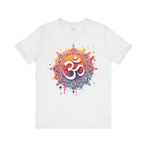Vibrant Aum Symbol Tee - Jersey Short Sleeve - Dipaliz - T-shirts
