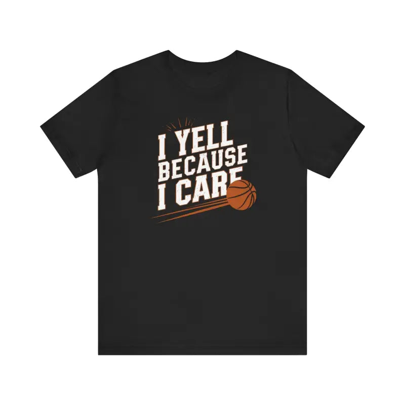 Basketball Passion Shout Unisex Jersey Tee - T-shirt