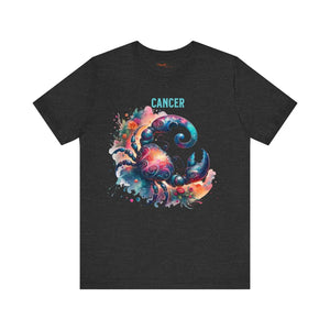 Celestial Cancer Zodiac Sign Tee - Soft Cotton - Dipaliz - T-shirts