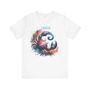 Celestial Cancer Zodiac Sign Tee - Soft Cotton - Dipaliz - T-shirts