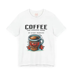 Coffee Hero Jersey Short Sleeve Tee - Everyday Comfort - Dipaliz - T-shirts