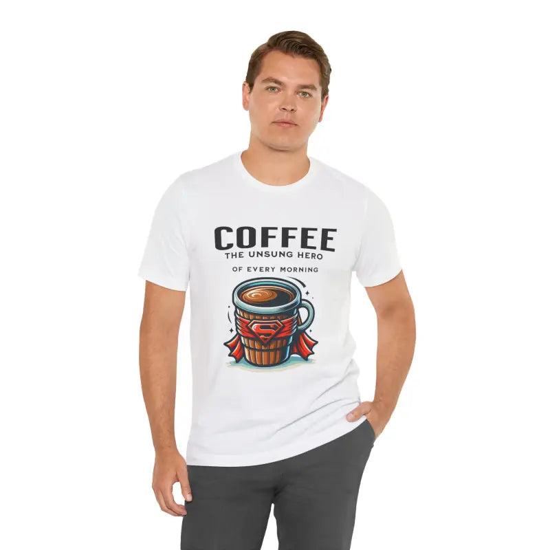 Coffee Hero: Ultimate Unisex Jersey Short Sleeve Tee - T-shirt