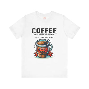 Coffee Hero Jersey Short Sleeve Tee - Everyday Comfort - Dipaliz - T-shirts