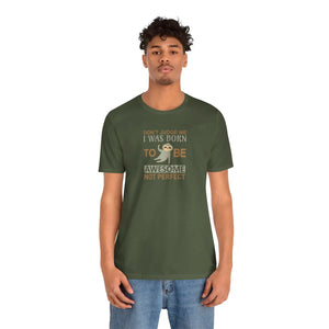Soft Cotton Short Sleeve Tee - Born to be Awesome - Dipaliz - T-shirts - 3xl