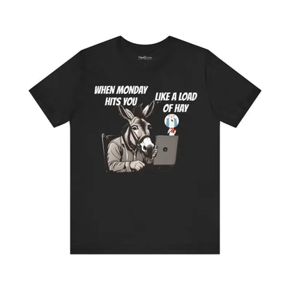 Rock the Week with Donkey Mondays Unisex Jersey Tee - T-shirt