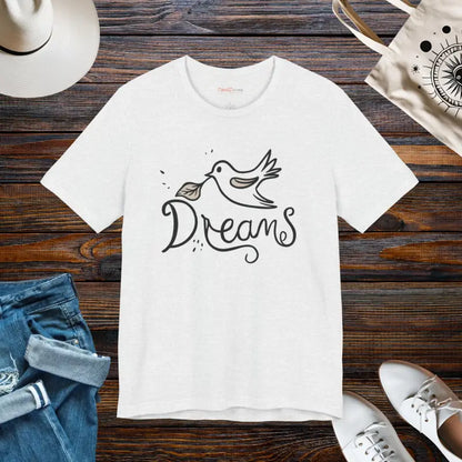 Soar with Style in the Dreamy Bird Unisex Tee - Ash / s T-shirt