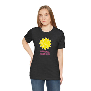 Soft Single Awareness Day Tee - Unisex Jersey Short - Dipaliz - T-shirts