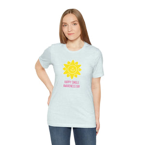 Soft Single Awareness Day Tee - Unisex Jersey Short - Dipaliz - T-shirts