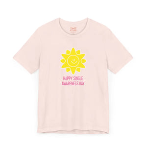 Soft Single Awareness Day Tee - Unisex Jersey Short - Dipaliz - T-shirts