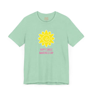 Soft Single Awareness Day Tee - Unisex Jersey Short - Dipaliz - T-shirts