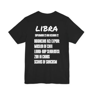 Soft Unisex Jersey Short Sleeve Tee - Libra Zodiac - Dipaliz - T-shirts