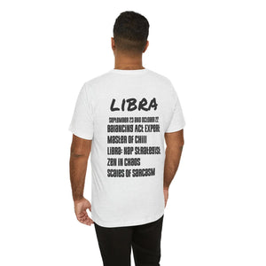 Soft Unisex Jersey Short Sleeve Tee - Libra Zodiac - Dipaliz - T-shirts