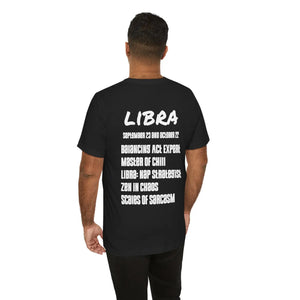 Soft Unisex Jersey Short Sleeve Tee - Libra Zodiac - Dipaliz - T-shirts