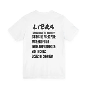 Soft Unisex Jersey Short Sleeve Tee - Libra Zodiac - Dipaliz - T-shirts
