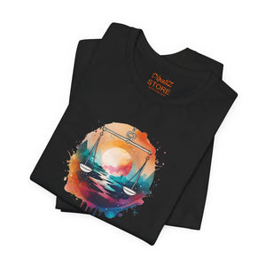Soft Unisex Jersey Short Sleeve Tee - Libra Zodiac - Dipaliz - T-shirts