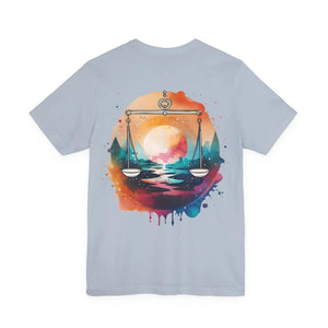 Soft Unisex Libra Tee - Jersey Short Sleeve Cotton - Dipaliz - T-shirts
