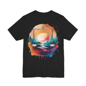 Soft Unisex Libra Tee - Jersey Short Sleeve Cotton - Dipaliz - T-shirts