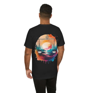 Soft Unisex Libra Tee - Jersey Short Sleeve Cotton - Dipaliz - T-shirts