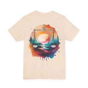 Soft Unisex Libra Tee - Jersey Short Sleeve Cotton - Dipaliz - T-shirts