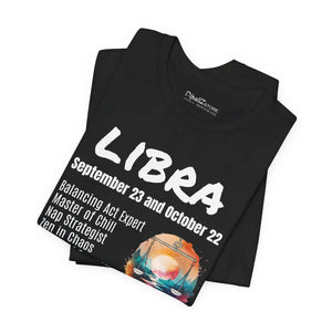 Soft Unisex Libra Tee - Jersey Short Sleeve Cotton - Dipaliz - T-shirts