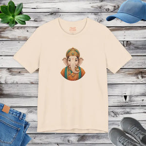 Lord Ganesha Unisex Jersey Short Sleeve Tee - Soft Cream / s - T-shirt