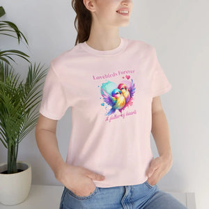 Soft Cotton Short Sleeve Tee - Lovebirds Forever - Dipaliz - T-shirts