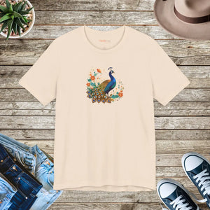 Soft Peacock Unisex Jersey Short Sleeve Tee - Dipaliz - T-shirts