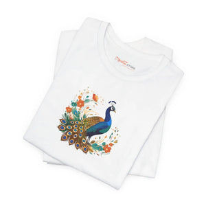 Soft Peacock Unisex Jersey Short Sleeve Tee - Dipaliz - T-shirts