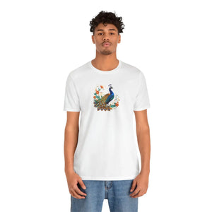 Soft Peacock Unisex Jersey Short Sleeve Tee - Dipaliz - T-shirts
