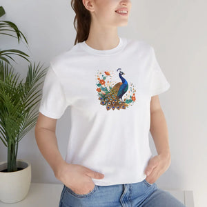 Soft Peacock Unisex Jersey Short Sleeve Tee - Dipaliz - T-shirts