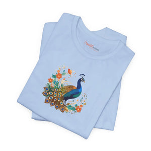 Soft Peacock Unisex Jersey Short Sleeve Tee - Dipaliz - T-shirts