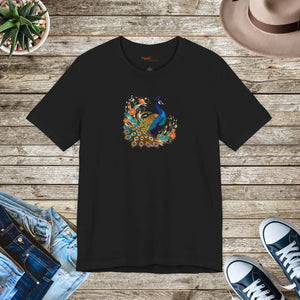 Soft Peacock Unisex Jersey Short Sleeve Tee - Dipaliz - T-shirts