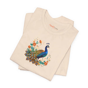 Soft Peacock Unisex Jersey Short Sleeve Tee - Dipaliz - T-shirts