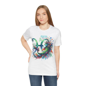 Mystic Pisces Unisex Jersey - Soft Cotton Zodiac - Dipaliz - T-shirts