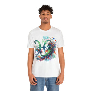 Mystic Pisces Unisex Jersey - Soft Cotton Zodiac - Dipaliz - T-shirts