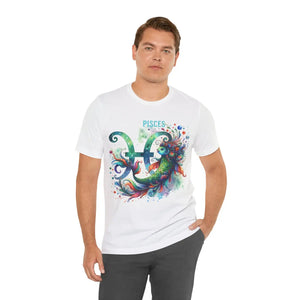 Mystic Pisces Unisex Jersey - Soft Cotton Zodiac - Dipaliz - T-shirts