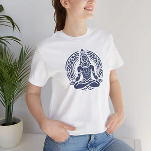 Soft Cotton Unisex Jersey Short Sleeve Tee - Shiva - Dipaliz - T-shirts