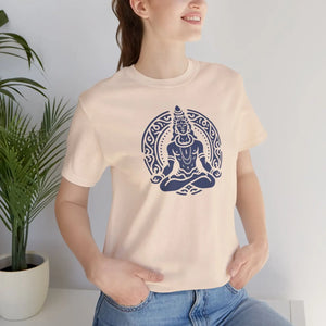 Soft Cotton Unisex Jersey Short Sleeve Tee - Shiva - Dipaliz - T-shirts