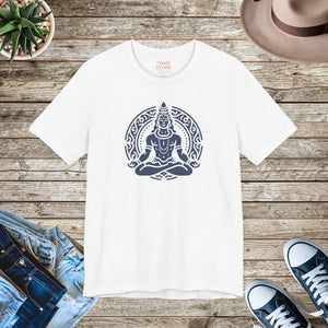 Soft Cotton Unisex Jersey Short Sleeve Tee - Shiva - Dipaliz - T-shirts