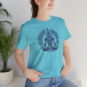 Soft Cotton Unisex Jersey Short Sleeve Tee - Shiva - Dipaliz - T-shirts