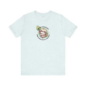 Soft Cotton Short Sleeve Tee - Sloth Expedition - Dipaliz - T-shirts