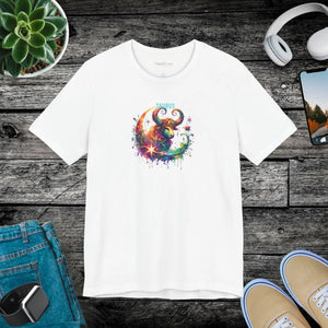 Soft Jersey Short Sleeve - Taurus Zodiac Sign - Dipaliz - T-shirts