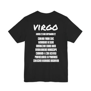 Soft Virgo Zodiac Woman Tee - Jersey Short Sleeve - Dipaliz - T-shirts