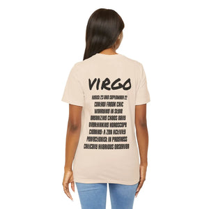 Soft Virgo Zodiac Woman Tee - Jersey Short Sleeve - Dipaliz - T-shirts