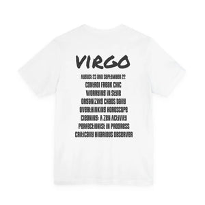Soft Virgo Zodiac Woman Tee - Jersey Short Sleeve - Dipaliz - T-shirts