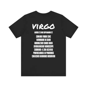 Soft Virgo Zodiac Woman Tee - Jersey Short Sleeve - Dipaliz - T-shirts