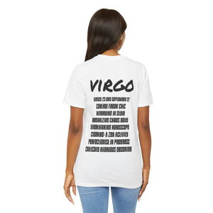 Soft Virgo Zodiac Woman Tee - Jersey Short Sleeve - Dipaliz - T-shirts