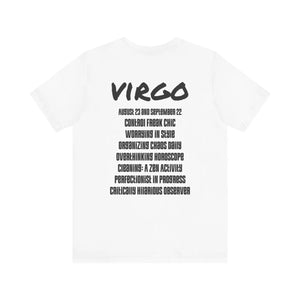 Soft Virgo Zodiac Woman Tee - Jersey Short Sleeve - Dipaliz - T-shirts