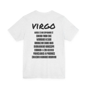 Soft Virgo Zodiac Woman Tee - Jersey Short Sleeve - Dipaliz - T-shirts